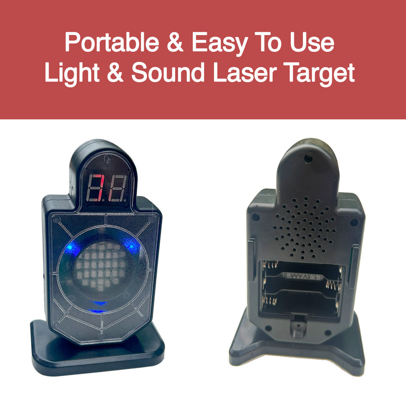 Reactive Laser Shooting Target for Dry Fire Practice (Torso)