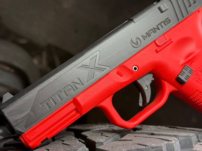 FREE 3x TARGETS with TITAN X DRY-FIRE Laser Training Pistol with Integrated Mantis X10